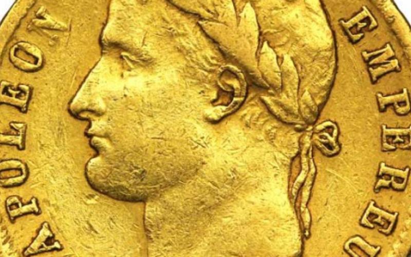 Elle paie son pain avec des Napoléon d'or