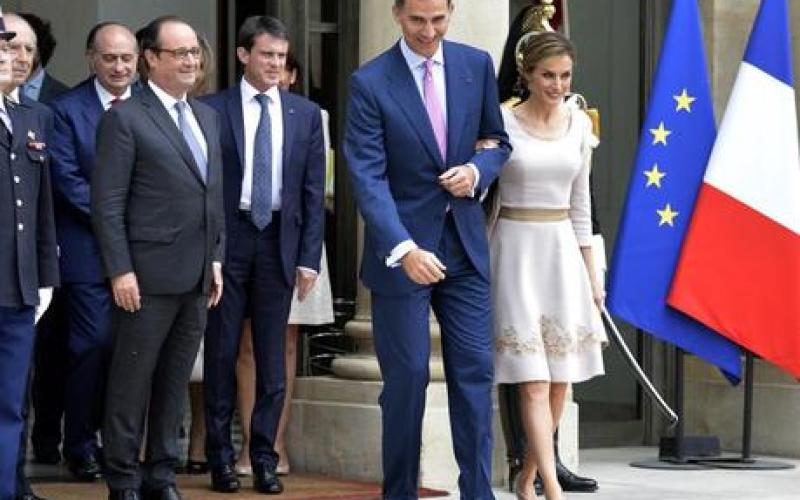 Le roi d'Espagne Felipe VI en visite en France