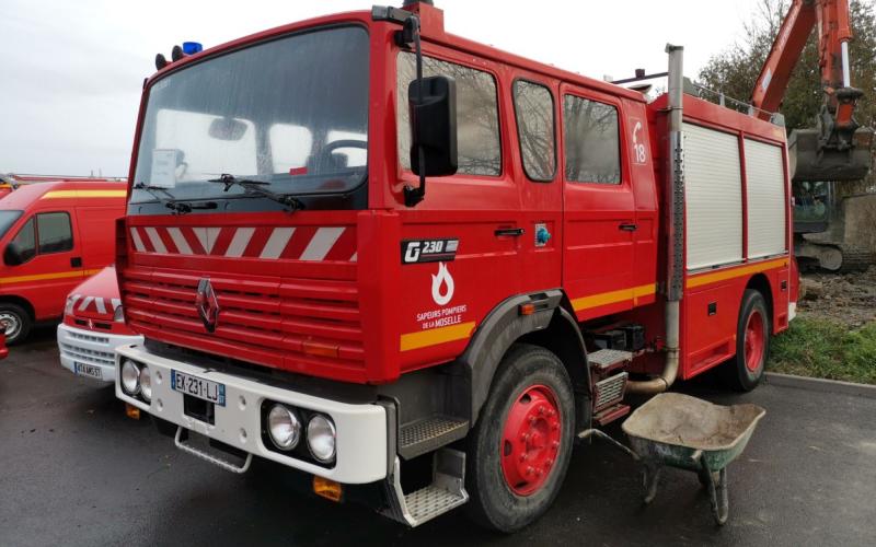 Les pompiers de Moselle mettent leurs véhicules aux enchères