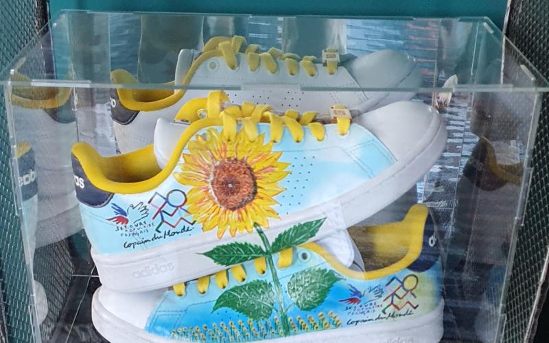 Lorraine : une paire de baskets aux enchères pour venir en aide à l'Ukraine