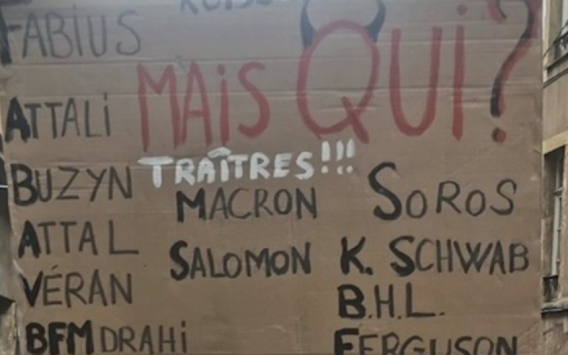 Manifestation anti-pass sanitaire à Metz : une pancarte antisémite indigne