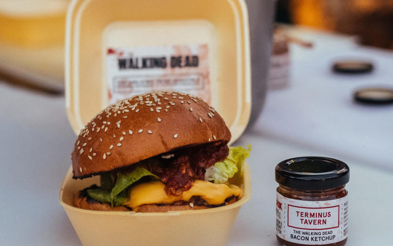 Un burger à la chair humaine