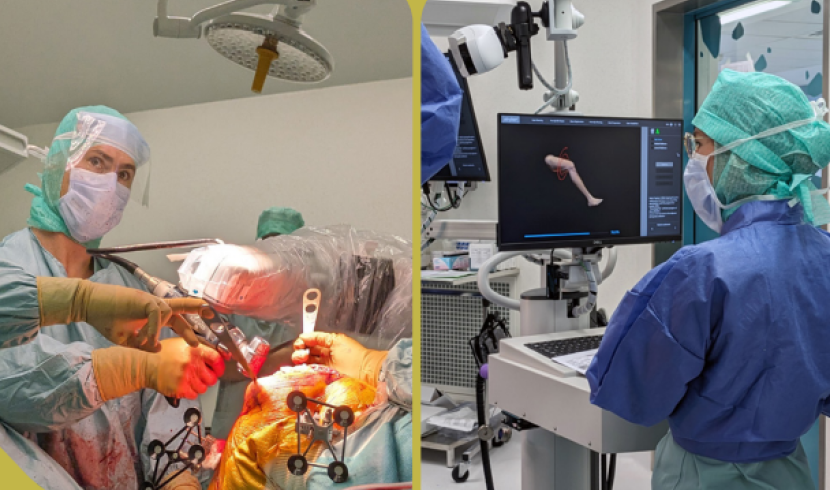 Un nouveau robot en chirurgie orthopédique à l'hôpital Robert Schuman