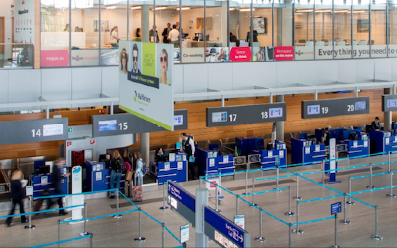 Aéroport du Luxembourg : un espace de travail dédié aux voyageurs d'affaires 