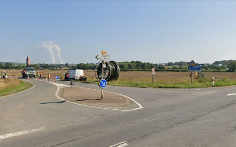 Accidentogène, le carrefour entre Bertrange et Guénange, va devenir un giratoire