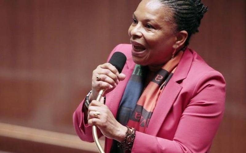 Christiane Taubira maintient son intervention aux Etats-unis