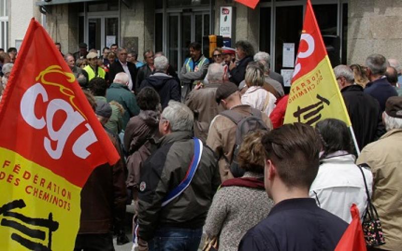 Délocalisation de service et ouverture à la concurrence : les cheminots et syndicats lorrains une fois de plus en colère