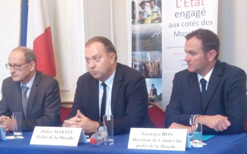 Didier Martin, préfet de la Moselle a présenté le rapport d'activité départemental de 2017