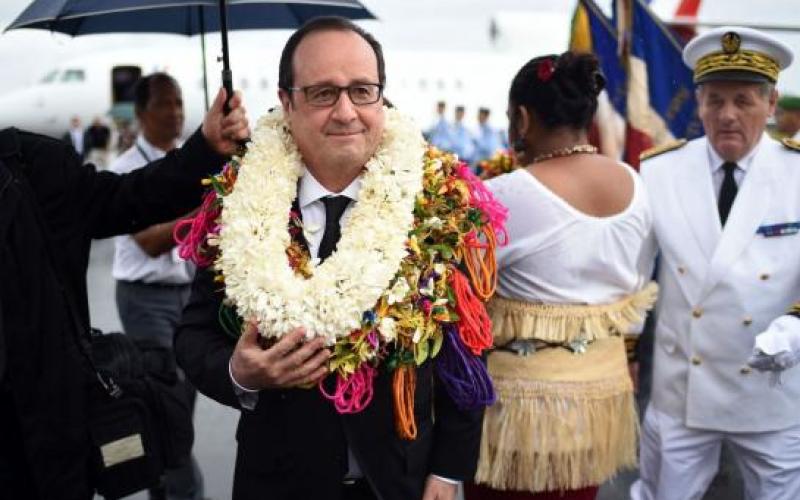 François Hollandes aux antipodes de la Métropole