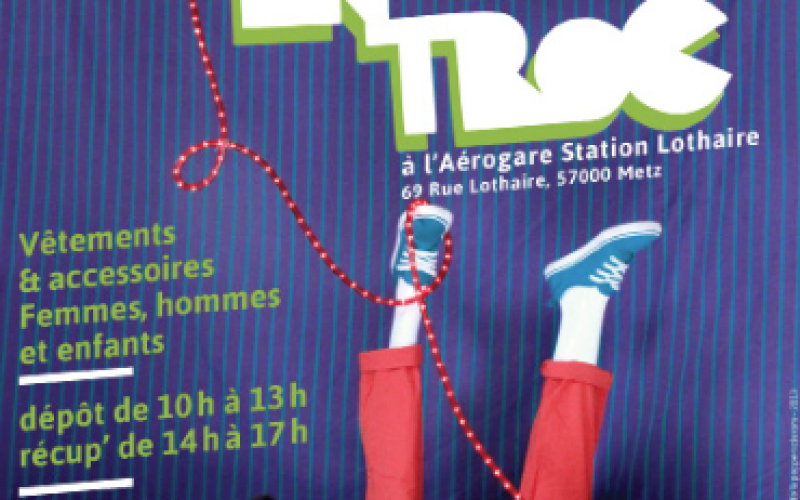 Idée sortie : venez troquer vos vieux vêtements à Metz le 27 mai !