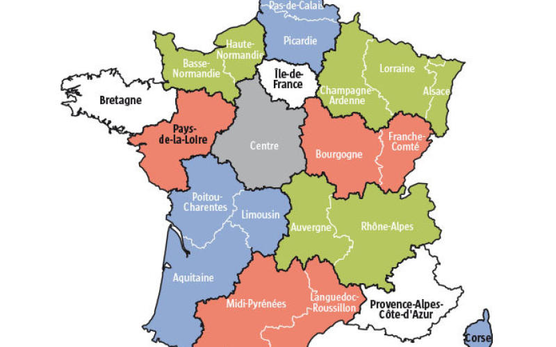 L'Assemblée Nationale adopte la carte à 13 régions