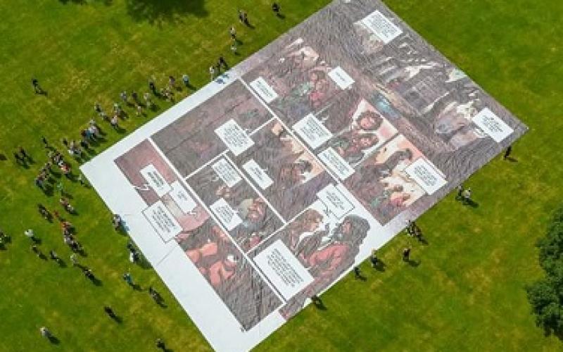 La plus grande planche de BD au monde se trouve à Volkrange !