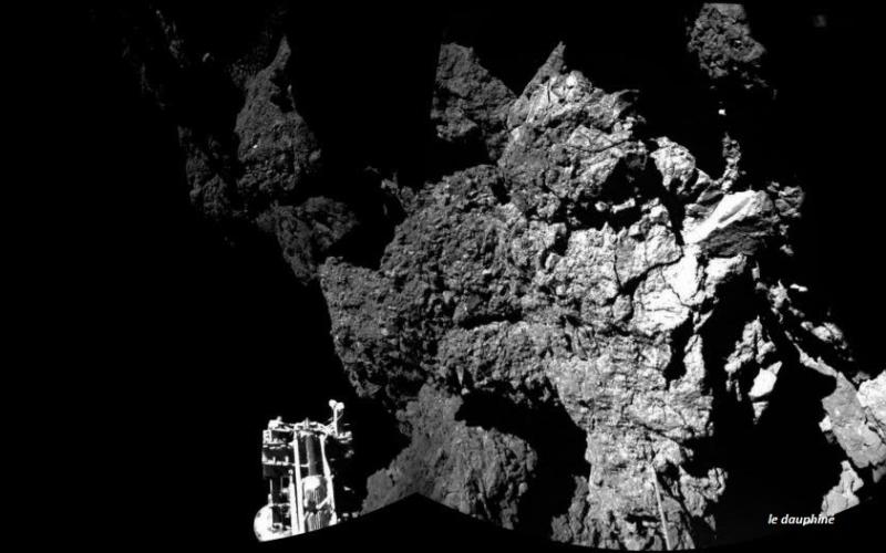 La première image de Tchouri envoyée par Philae