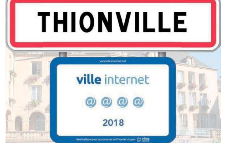 Label Ville Internet : Thionville obtient son 4e "@"