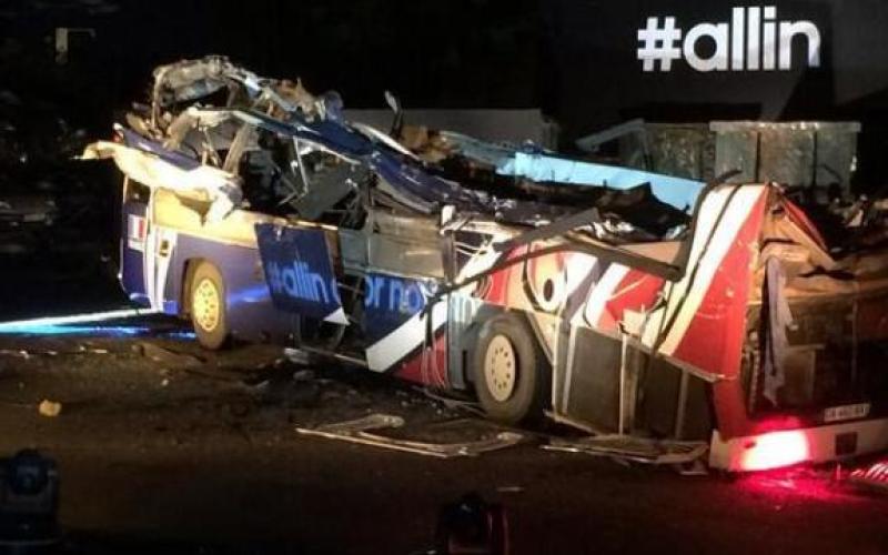 Le bus de Knysna a été détruit