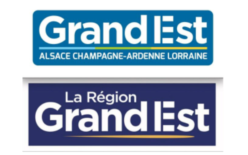 Le nouveau logo du Grand-Est, devrait faire disparaître ses régions