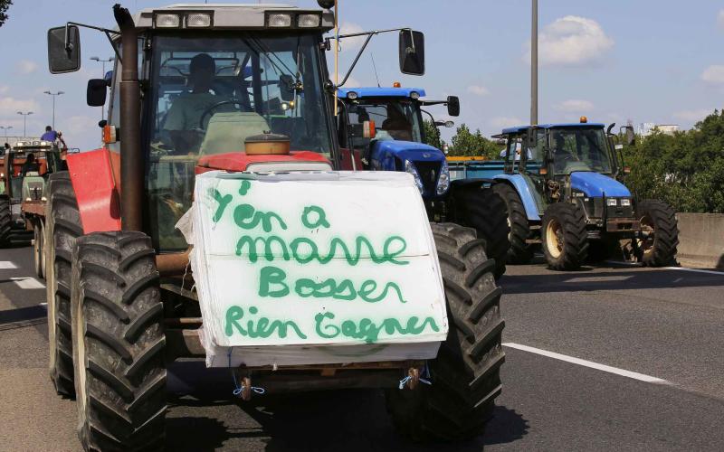Les agriculteurs bloquent Metz, Thionville, Sarreguemines et Sarrebourg