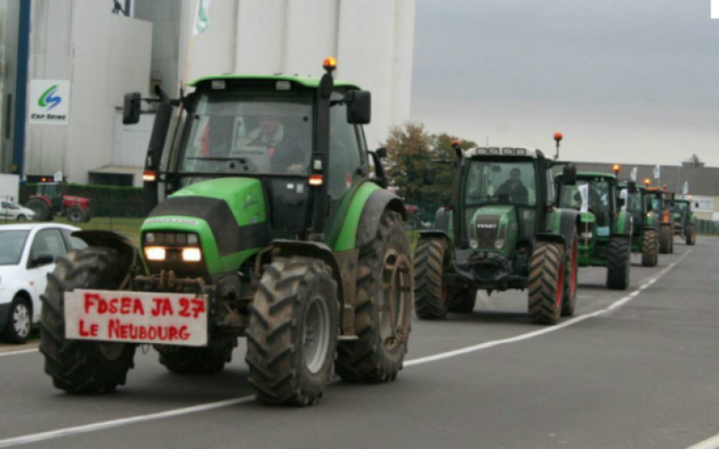 Les agriculteurs en colère sont à Paris
