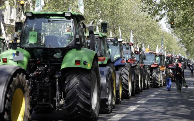 Les agriculteurs lorrains sur le pont aujourd'hui