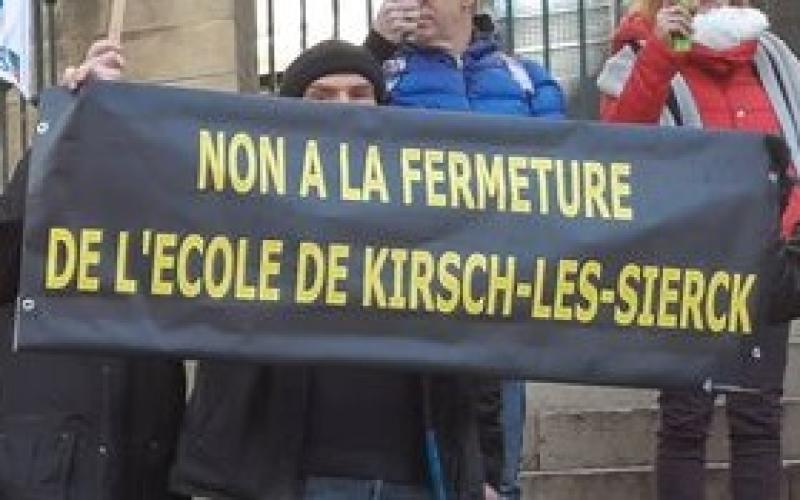 Les parents d'élèves se mobilisent à Kirsch-les-Sierck