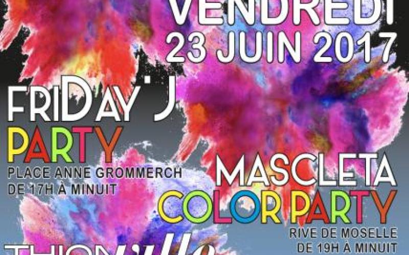 MASCLETA COLOR PARTY : OUVERTURE DE "RIVE ET COEUR DE VILLE EN FÊTE’’
