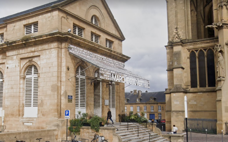 Metz : incendie au marché couvert