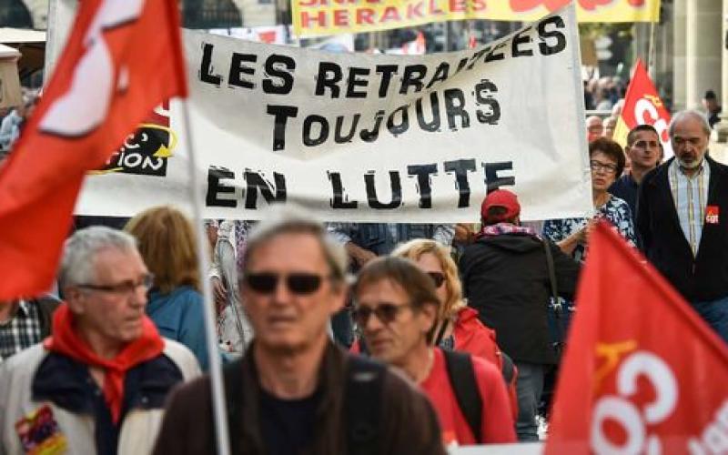 Metz : les retraités du monde de l'artisanat et du commerce, dans la rue aujourd'hui