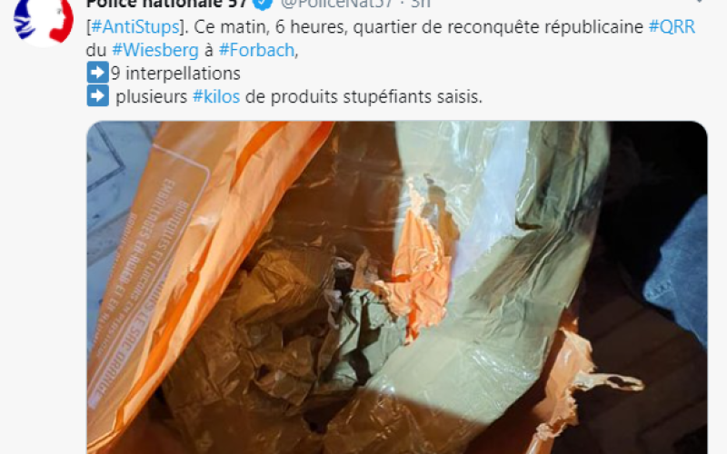 Moselle-Est : 9 personnes arrêtées pour trafic de drogue