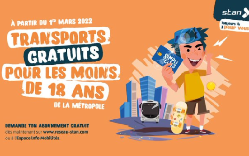 Nancy : les transports gratuits pour les jeunes de moins de 18 ans