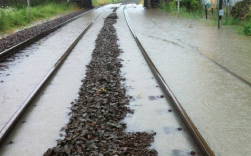 SNCF : retards prévus entre Metz et Luxembourg suite à l'inondation de deux voies