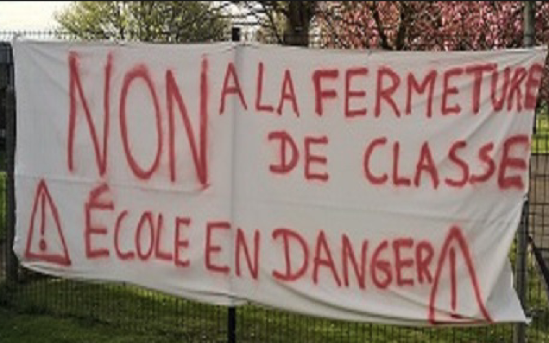 Thionville : Journée "Ecole Morte" à la maternelle Jacques Prévert le 29 mars