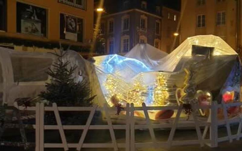 Thionville : la "Bulle enchantée" de Noël a été détruite