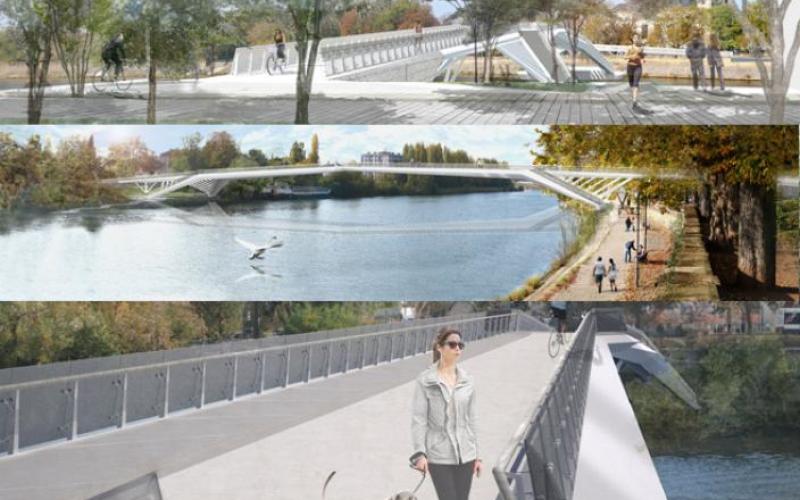 Thionville : la passerelle de l'Europe, ne sera pas posée aujourd'hui