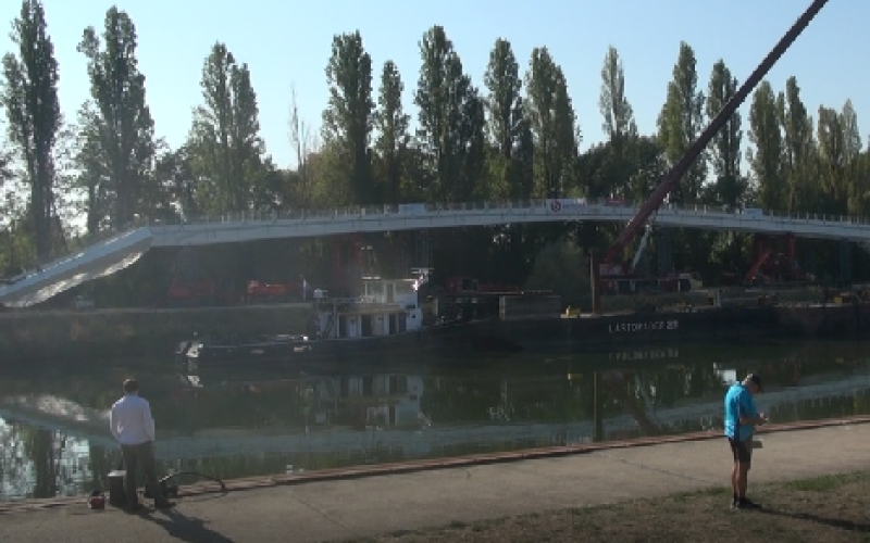 Thionville : la passerelle de l'Europe sera posée en 2021