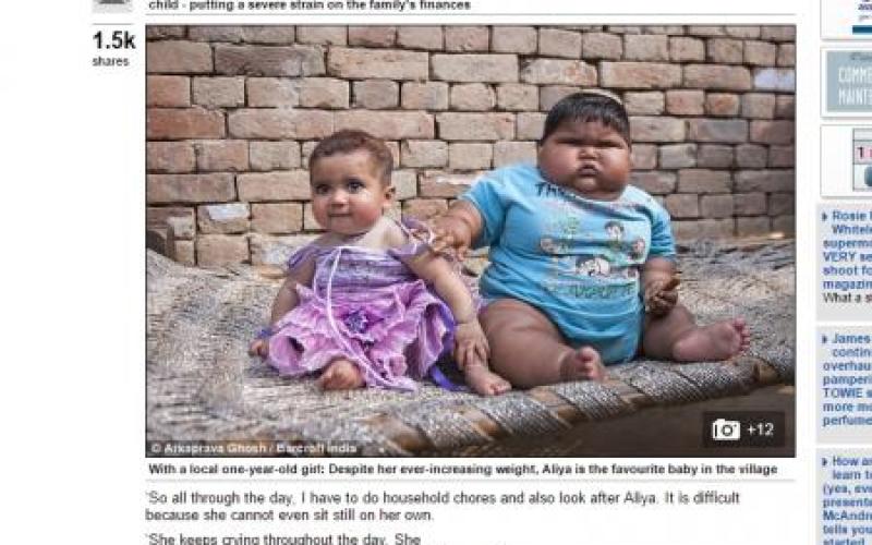 Un bébé de 18 kilos