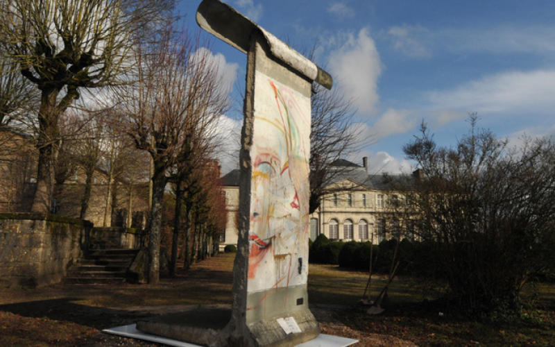 Un fragment du Mur de Berlin à Verdun