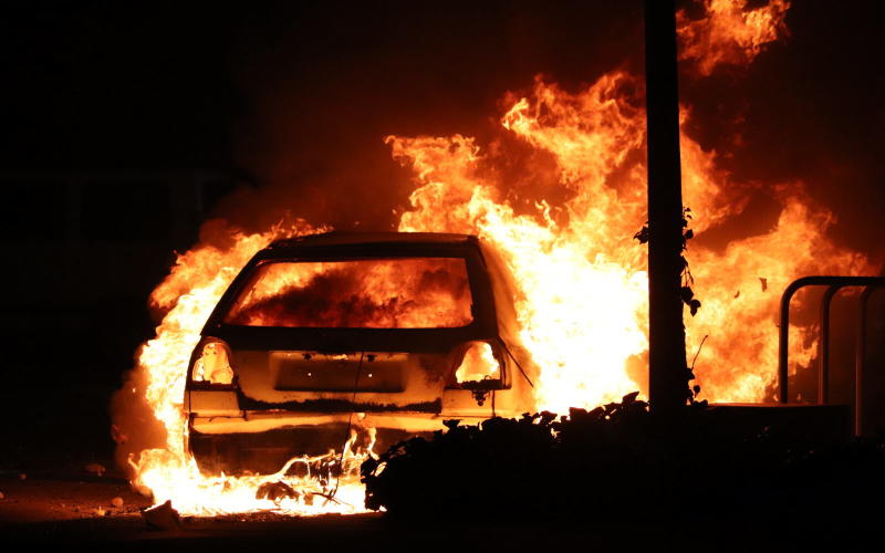 Une voiture en proie aux flammes, retrouvée sans conducteur, ni passager en Moselle-Est