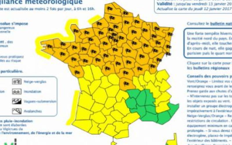 Vigilance orange  déclenchée en Lorraine