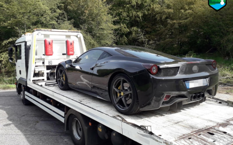 Vosges : un homme flashé à à bord de sa Ferrari à 195 au lieu de 90km/h !