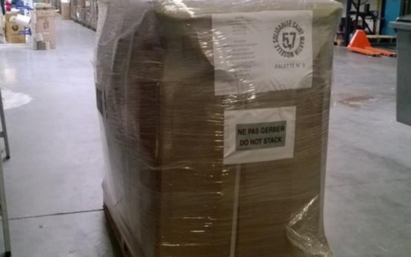 Yutz : Près de 2 tonnes et demi de vivres en partance pour l'île de Saint Martin 