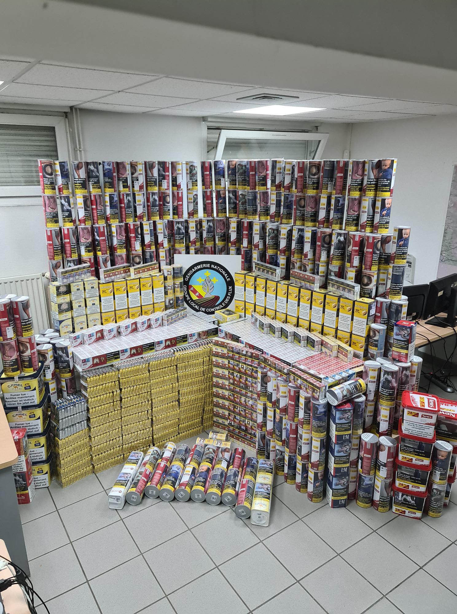 A4 : plus de 100kg de tabac saisis dans une camionnette