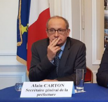 Alain Carton, Secrétaire Général de la préfecture de la Moselle, est promu au Ministère de l’Intérieur