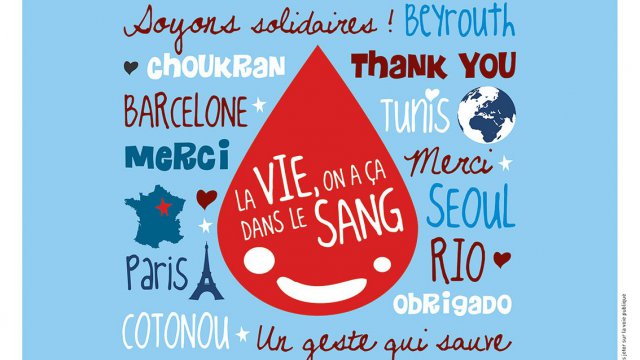 Appel à la mobilisation pour la journée mondiale des donneurs de sang