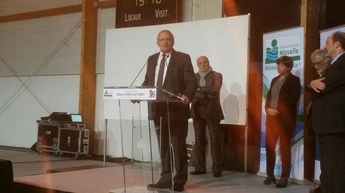 CCCE : coup d'envoi des travaux pour la fibre donné à Cattenom