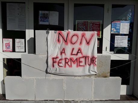 École en danger à Tucquegnieux