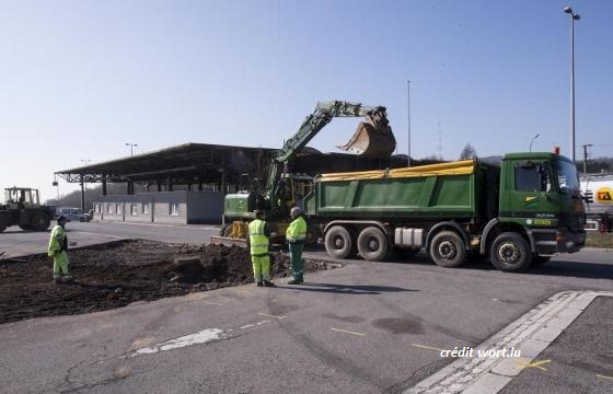 Contournement total du poste frontière de Zoufftgen