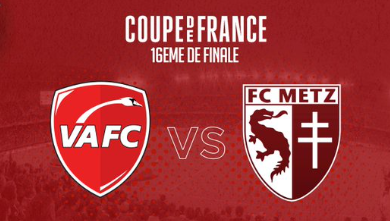 Coupe de France : Metz se déplacera à Valenciennes pour les 16e