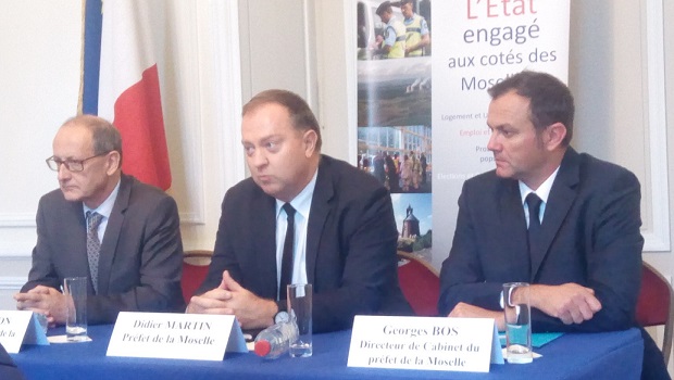 Didier Martin, préfet de la Moselle a présenté le rapport d'activité départemental de 2017