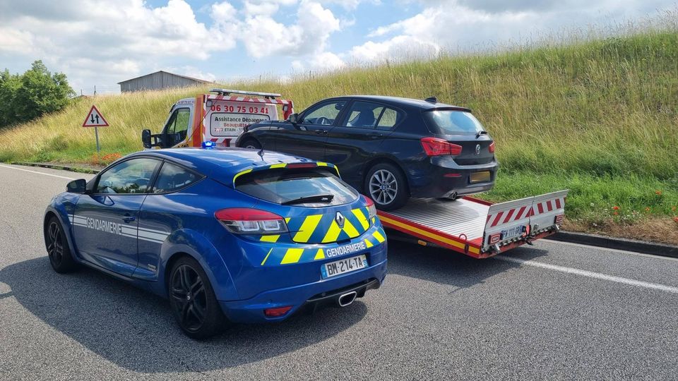 Drogué, sans permis et en excès de vitesse sur l'A4