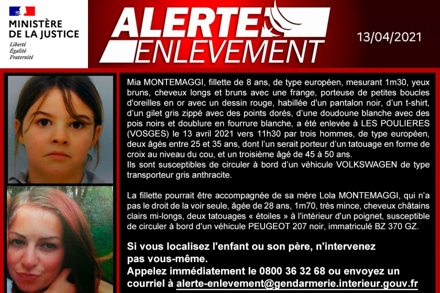 Enlèvement de Mia : les derniers éléments de l'enquête